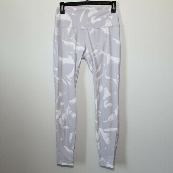 Lululemon Wunder Under High-Rise Tight Flower Pop White Silver Lilac 8 H12264 - Picture 2 of 9